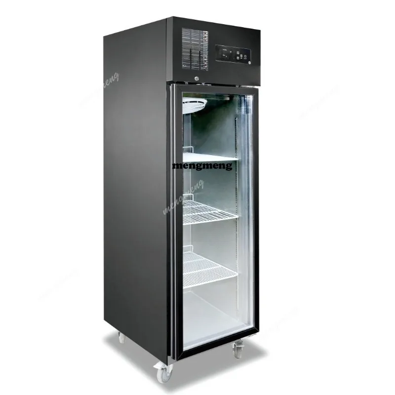 

Tempered Glass Door Convenience Store Supermarket Commercial Freezer Kitchen Display Cabinet Refrigerator with Lock