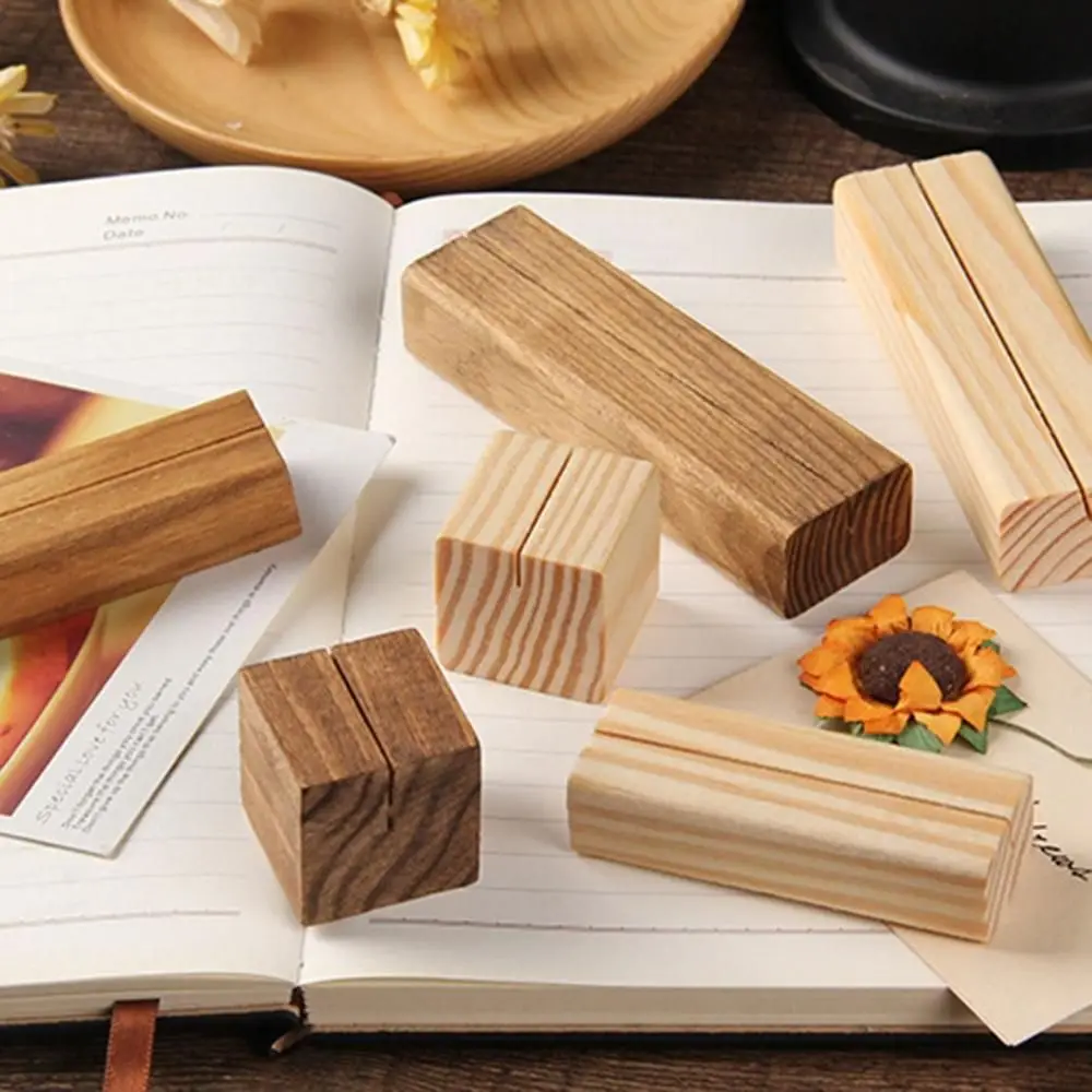 Знак для вечеринки по случаю, деревенский деревянный элегантный стенд, держатель для карточек, украшение, держатель для заметок