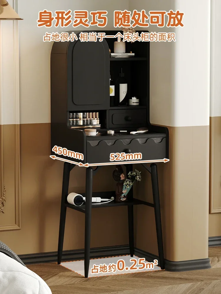 

retro dressing table small bedroom black makeup