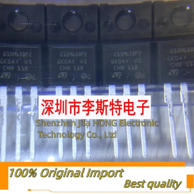 10 Teile/los STGF15M65DF2 G15M65DF2 650V 15A TO-220F Importiert Original Beste Qualität