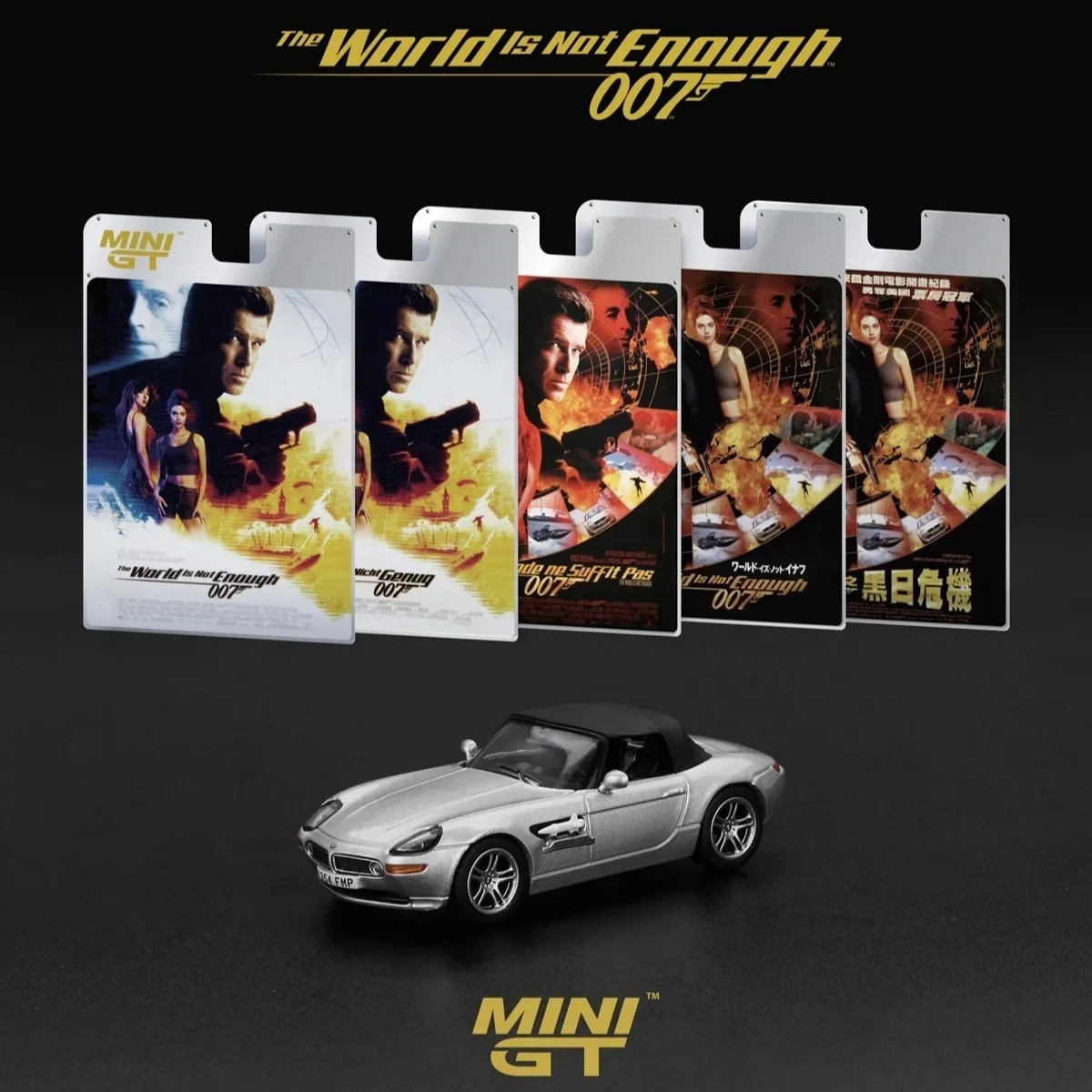 MINI GT 1:64 Lotus Esprit - Film 007 Top Secret -คอลเลกชันโมเดลโลหะผสมแสดงรายการของขวัญ