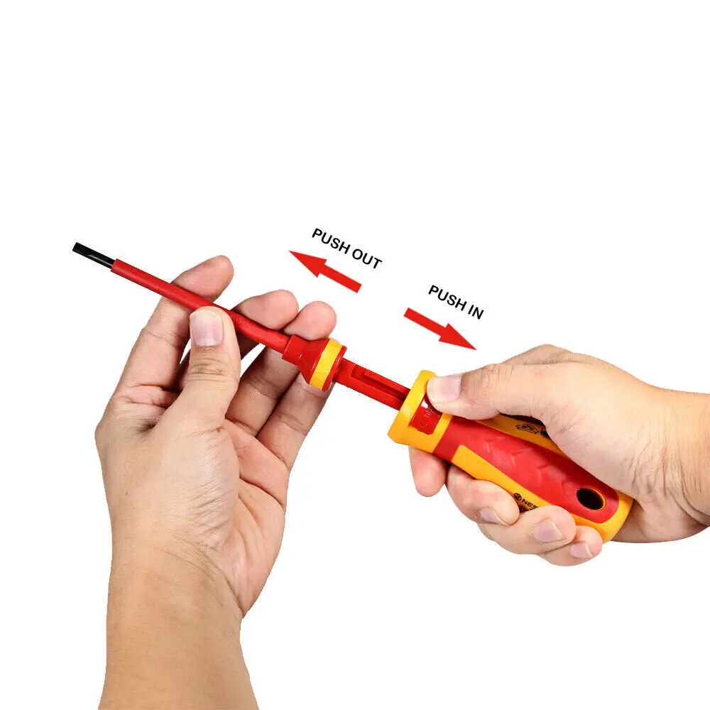 ช่างไฟฟ้าฉนวนไขควงชุด 1000V 13 ชิ้น/เซ็ตไขควงไฟฟ้า