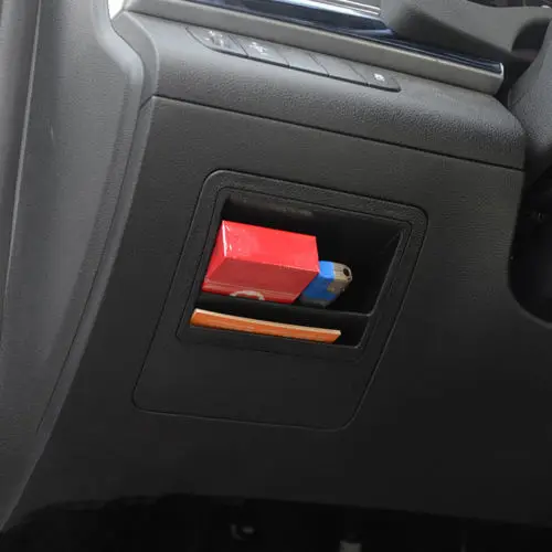 For Hyundai Elantra 2017 Fuse Storage Box Bin LHD Armrest Box Tray Center Console Card Coin Slot Glove Case Holder Car Organizer