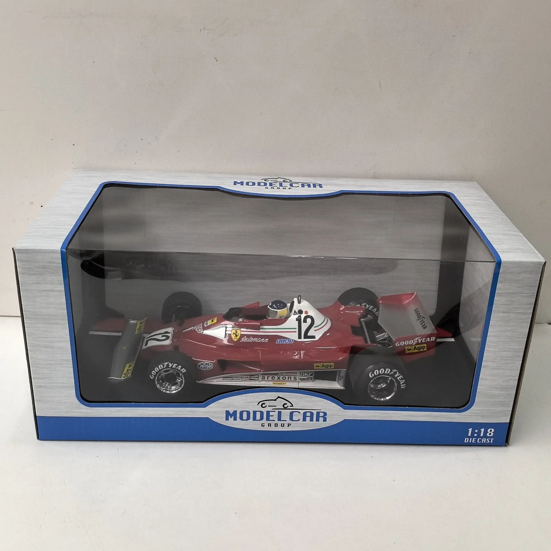 

Модель из литого металла MCG в масштабе 1/18 312 T2 B # Модель гоночного автомобиля F1 U8 из сплава, 1977 год, 1:24