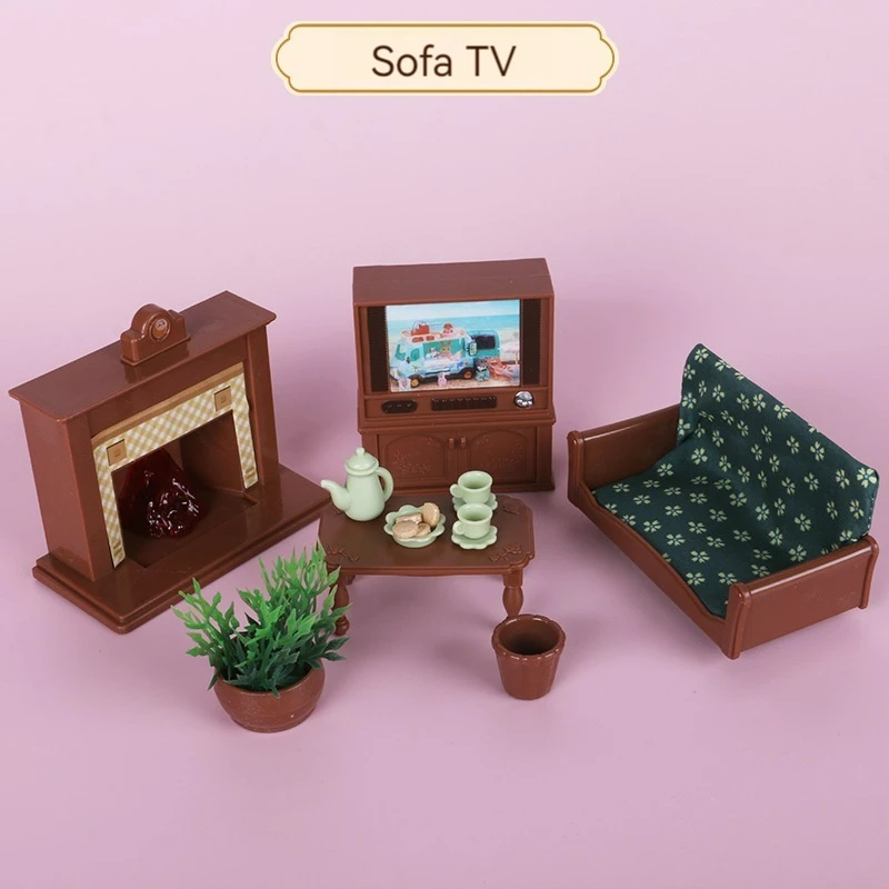 Modell Ornamente Mädchen kleine Spielzeuge Mädchen Geschenke Miniatur Landschaft Ornamente Wohnzimmer Set