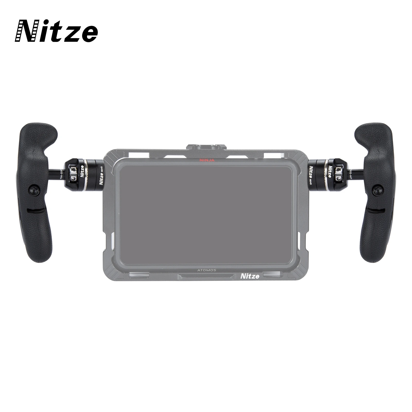 

Nitze PA32A Left and Right Side Handle Kit with ARRI Rosette for Monitor Smartphone Camera Cages