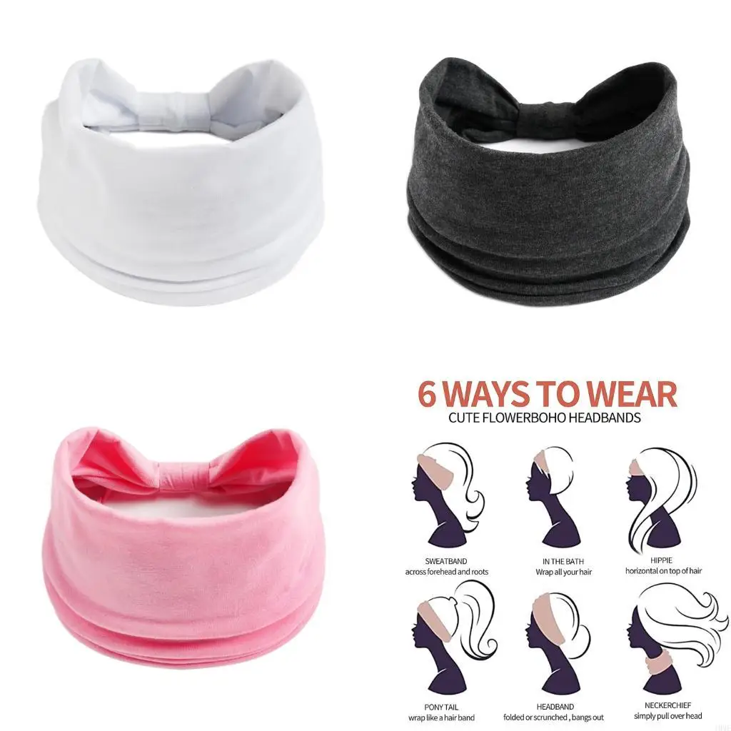 

Stylish Elastic Sports Headwear Head Band For Fitness Enthusiasts And Dancers JOME