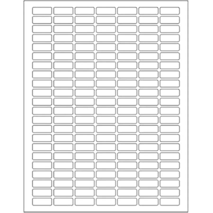 

Printable Labels Sheets + Bonus Color Labels Rectangular Stickers 1" x 0.375" Produce Excellent Results with Standard Laser Pri