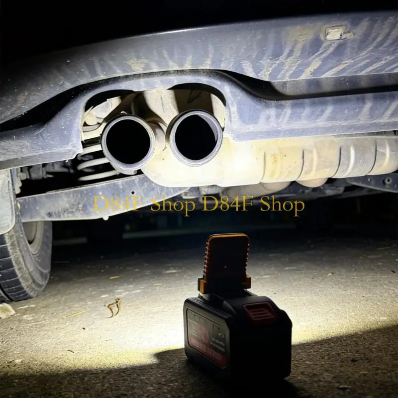 D84F Cordless LED Work Light For 12-72V Battery Pocket Size Lighting Lamp Spotlights