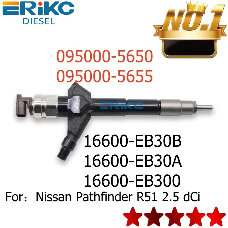 16600-EB30B Fuel Inyector Nozzle 095000-5655 095000-5650 16600-EB30A Diesel Injector for DENSO Nissan Pathfinder 16600-EB300