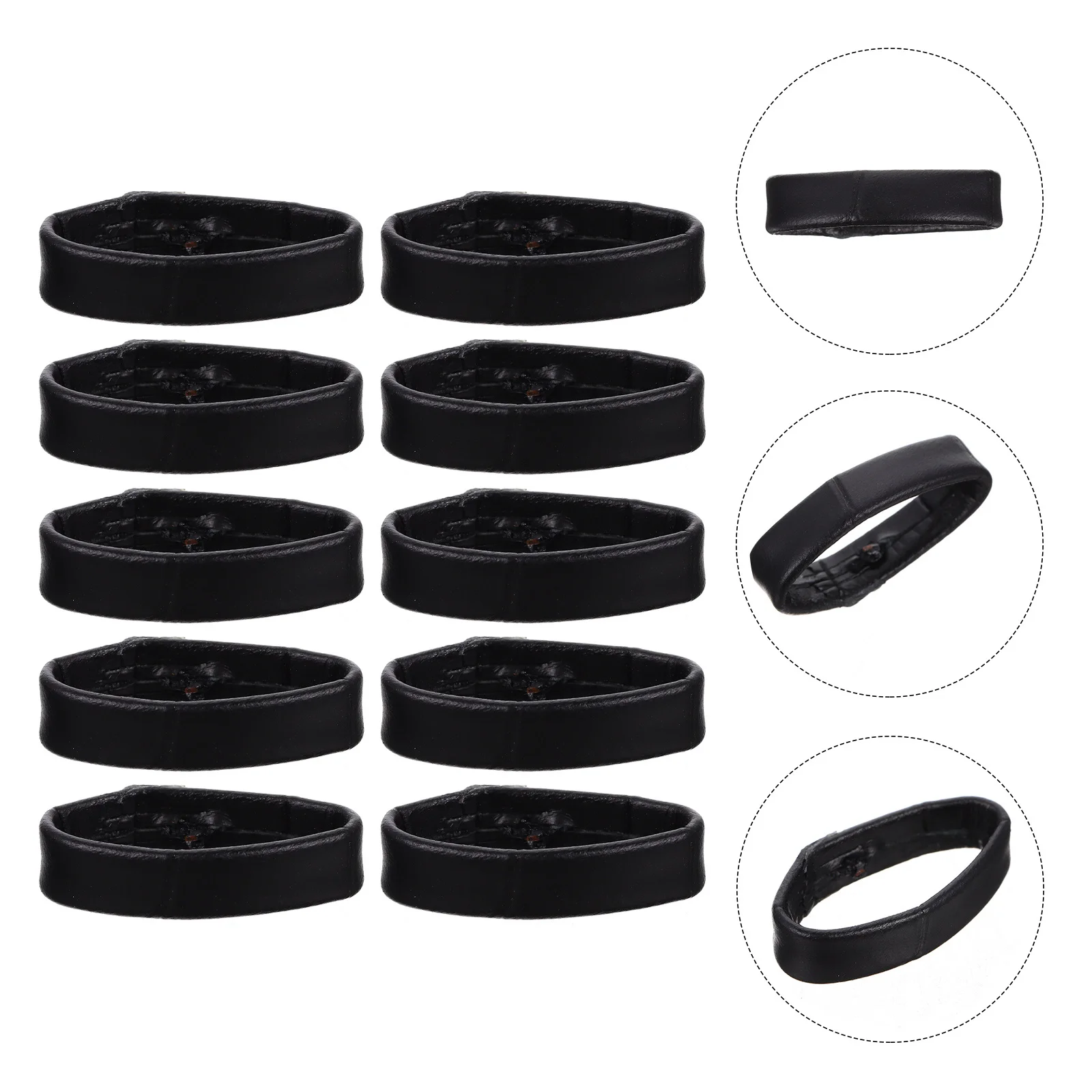 

10pcs Band Ring Wear-Resistant Watchband Retainer For Secure Strap Fit Watch Accessories Replacement Loop Watch Parts