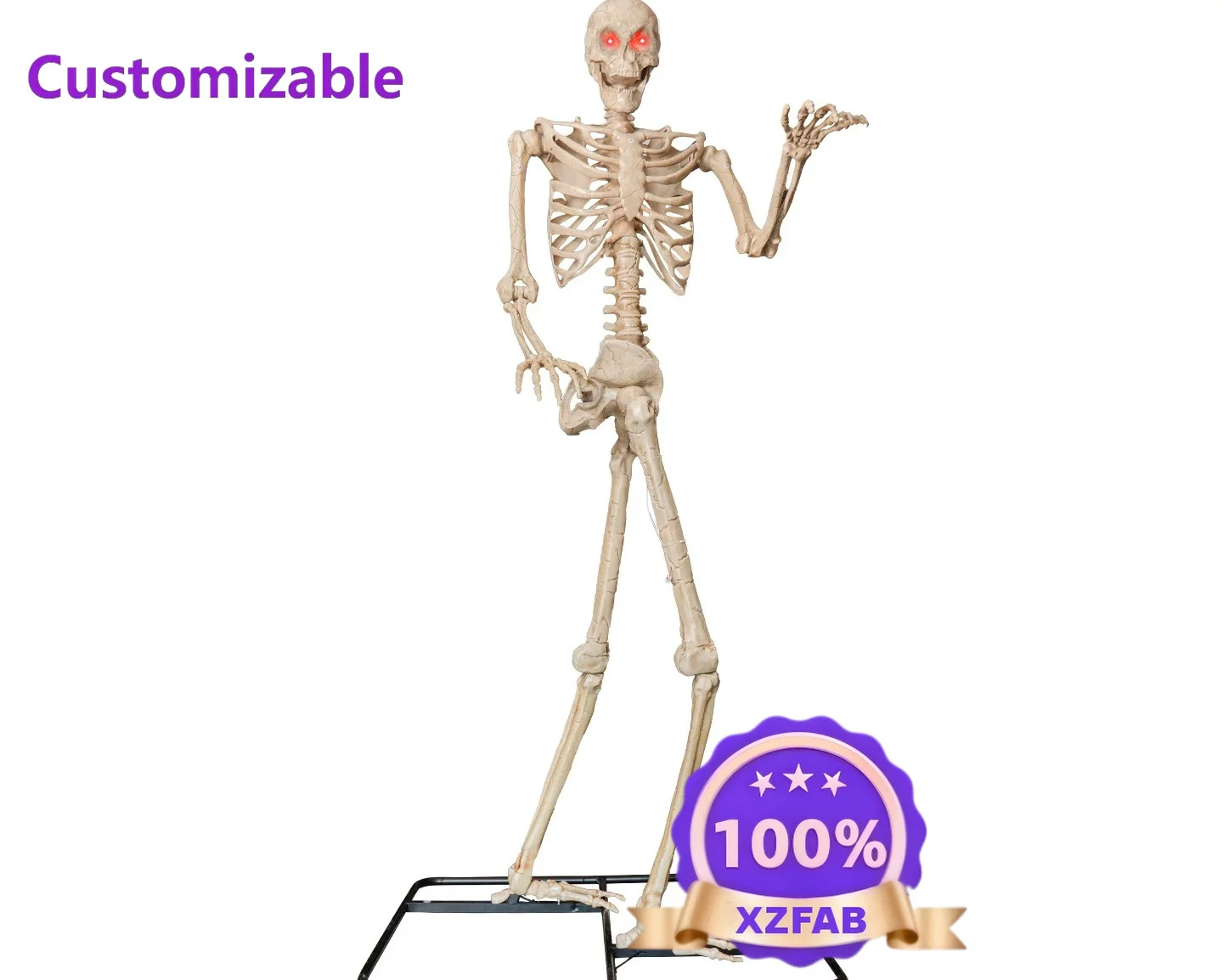 Factory Direct 20.26 million Holy Festival new 3 meters 2 extra large electric induction outdoor skeleton amusement park