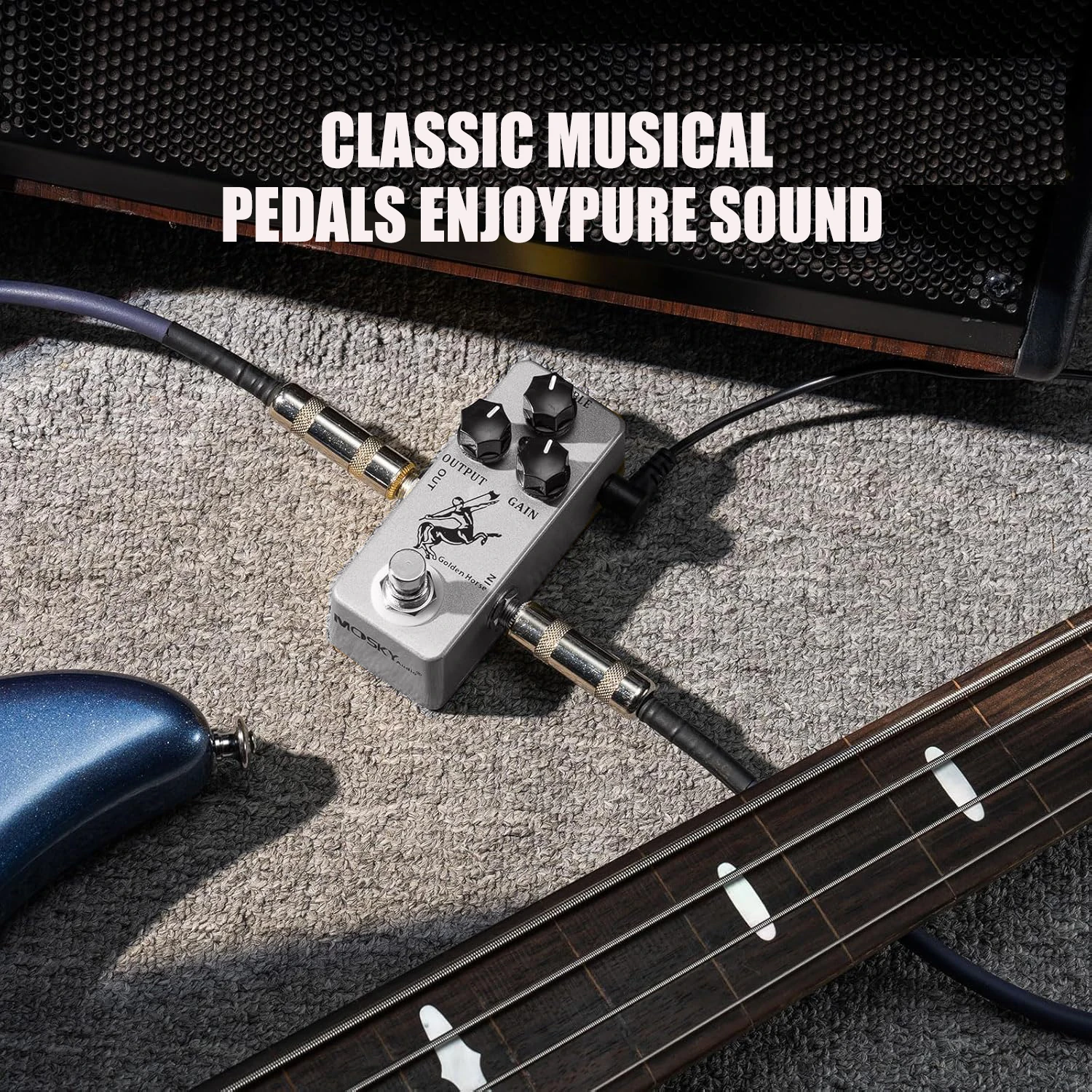 دواسة تأثير الجيتار من موسكي سيلفر هورس أوفر درايف |   تجاوز حقيقي |   أوضاع الصوت المزدوجة |   الدائرة التناظرية |   تأثير الغيتار قذيفة الألومنيوم