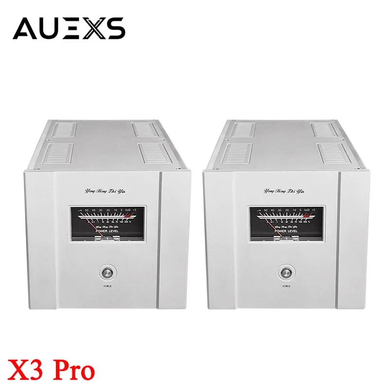 AUEXS X3 Pro Split Class A Power Amplifier 150w*2 Vu Meter High Power Balanced XLR Transistor Amp HIFI Power Amplifier Audio