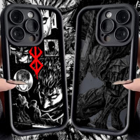 Berserk Guts Anime Phone Case For Xiaomi Redmi 9A 9C 10 10C 12 12C K30 K40 K50 Note 10 11 12 13 Pro 5G Cover