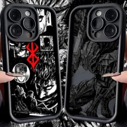 Berserk Guts Anime Phone Case for Samsung S24 S23 S22 S21 S20 Note 20 FE Plus Ultra 5G Soft Silicone TPU Cover