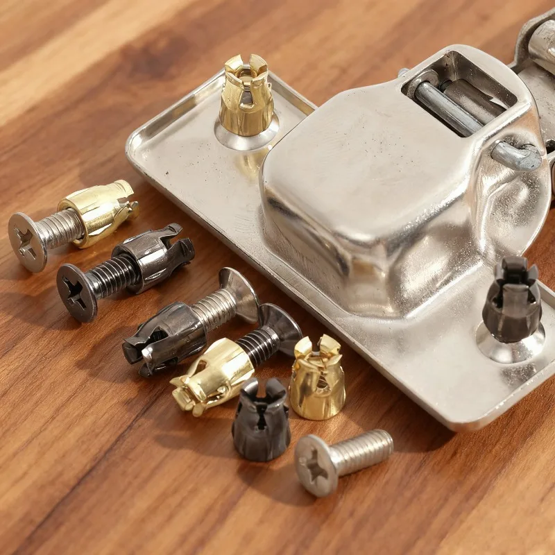 10/30pcs Set Reusable Hinge Expansion Inserts | Suitable for Door Panel Fastener Repair & Furniture Repair Kit, Flush Mount