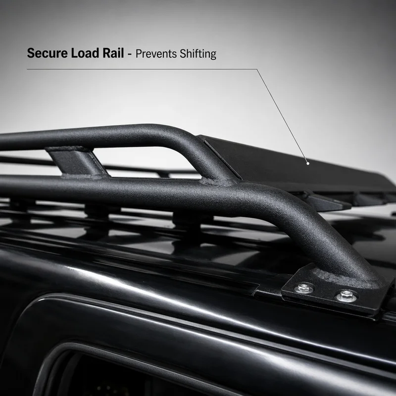 Durable Rooftop Cargo Holding Basket Professional Grade Heavy‑Duty Construction Compatible With Different Pickup Truck Models