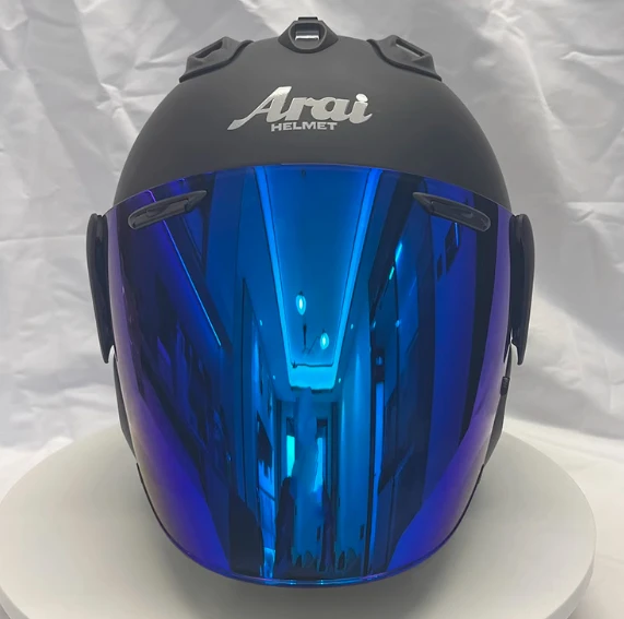 VZ-RAM Hoge kwaliteit ABS klassieke 3/4 open helm, voor Harley motorfietsen en cruisemotoren, beschermende helmen, plat-zwart