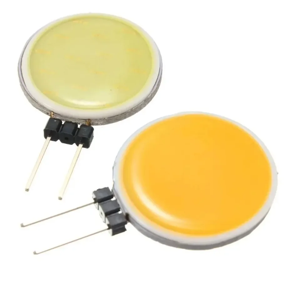 5 Szt G4 LED Chip COB Żarówka 5W 7W LED DC 12V Matryca LED Światło Chłodne Białe Ciepłe Białe Oświetlenie Głowy Wymień Halogenową Lampę Biurkową