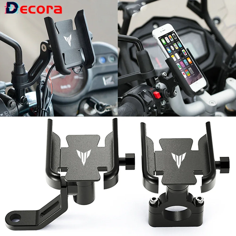 For YAMAHA MT-01 MT-03 MT07 MT-09 MT-10 FZ-09 New Motorcycle Handlebar Mobile Phone Holder GPS Stand Bracket MT03 MT07 MT09 MT10