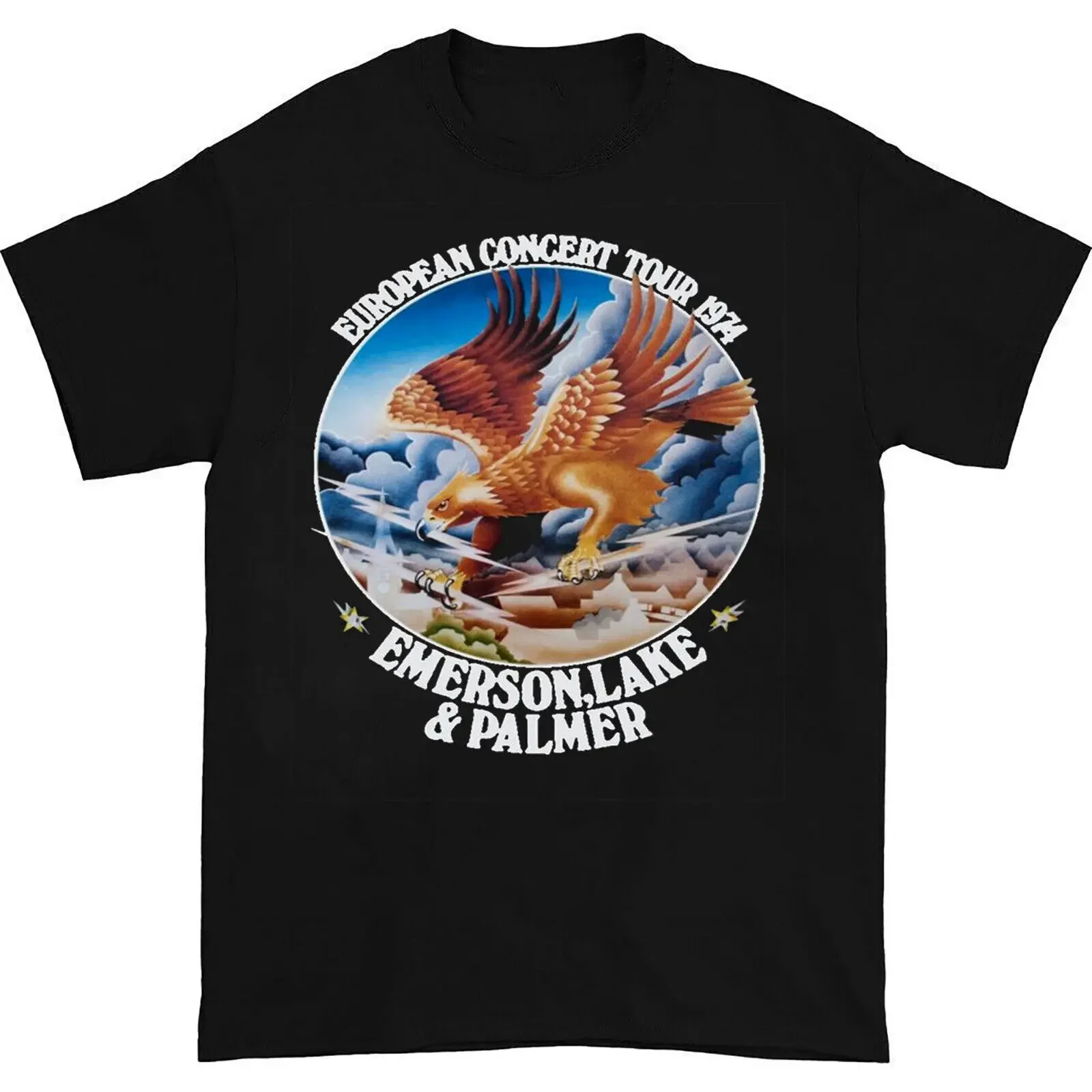 Emerson Lake Palmer Band Concert Tour 1974 All Size T shirt S4514