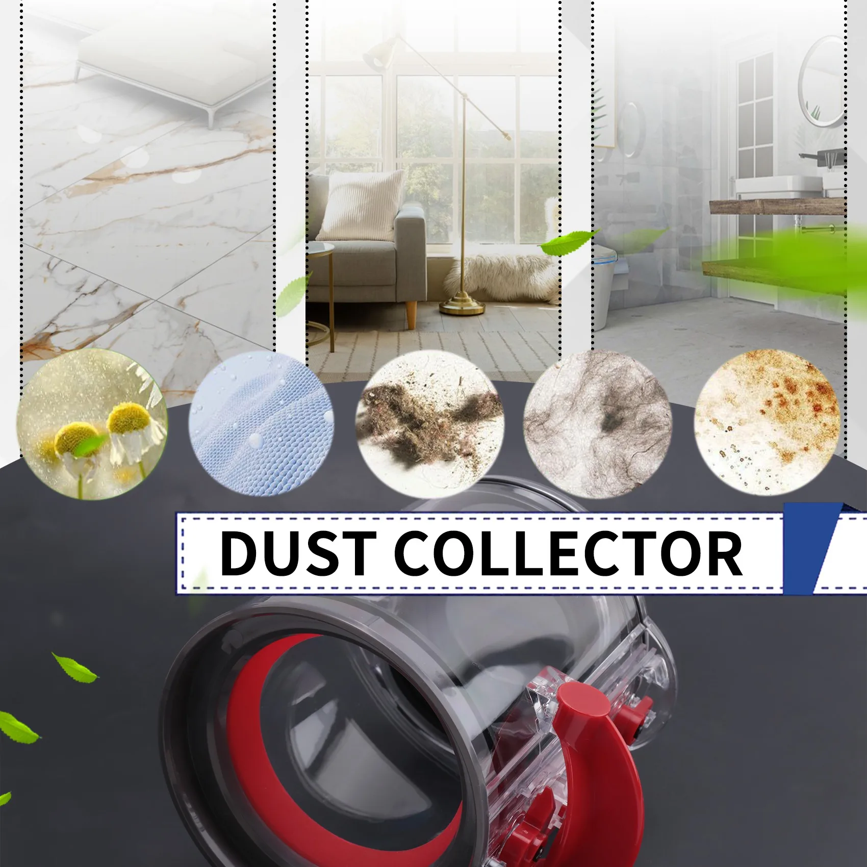 A23T Dust Bin for Dyson V12 Slim Vacuum Cleaner Canister, Replacement Dust Collector Robot Vacuum Cleaner Dust Bucket Parts