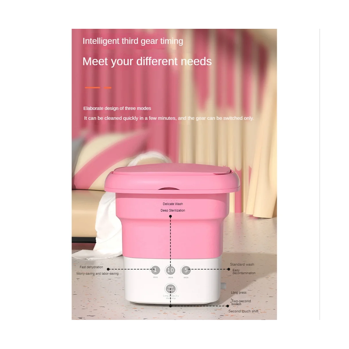 青とライトの自動回転式洗濯機,床,病院,EU向けのコンパクトなポータブル掃除機