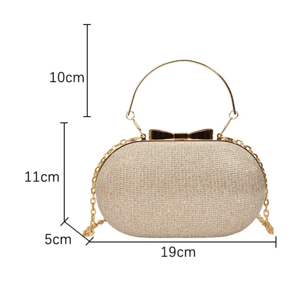 Pleated Evening Handbag Women Top Handle Glitter Day Clutch Ladies Wedding Dinner Dressed Clip Bag Diamond Party Purse New