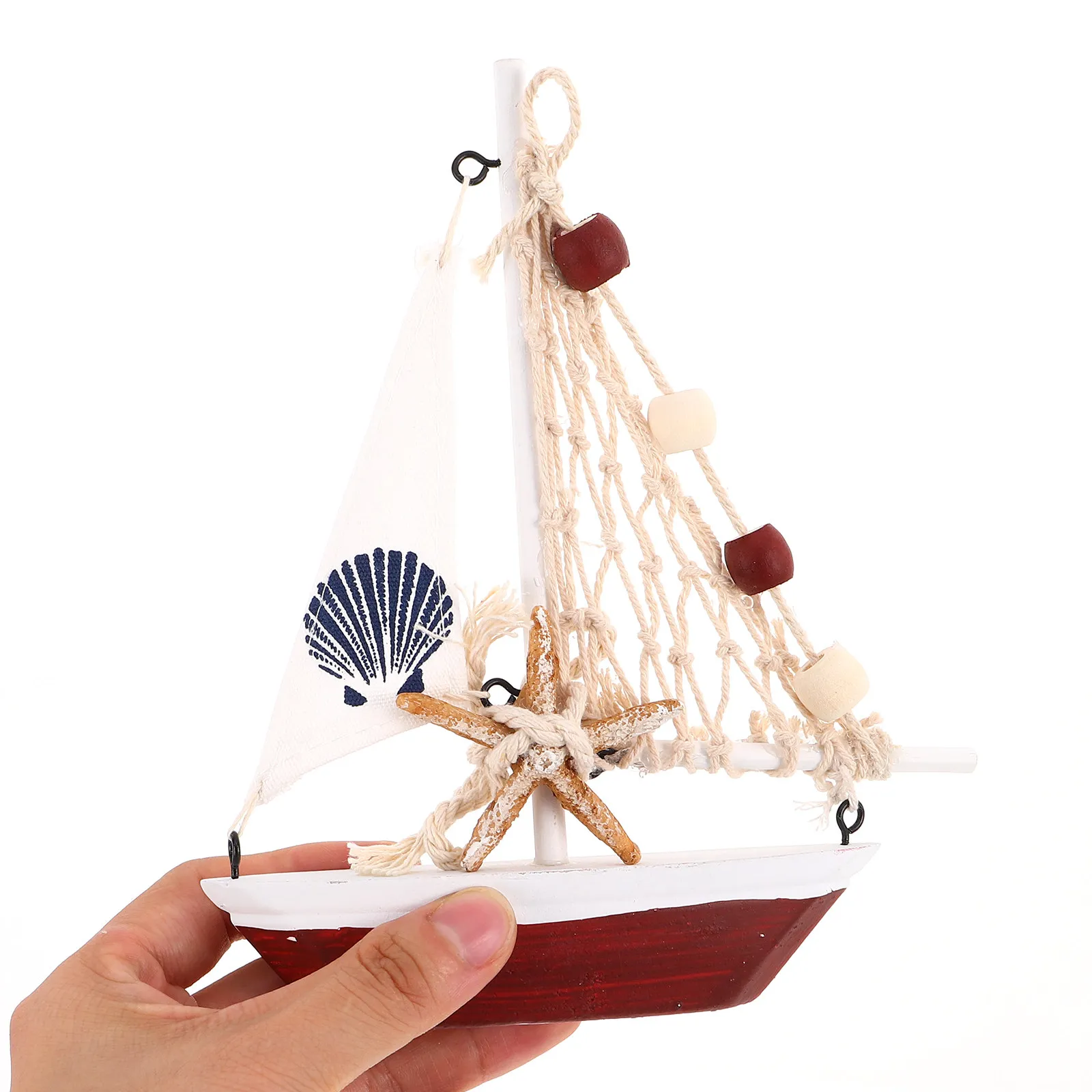 

2 шт. деревянных украшений в виде парусников, реалистичный морской декор для стола, винтажная статуэтка парусника, украшение для пляжа и прибрежной зоны, декор для рабочего стола, океанский декор