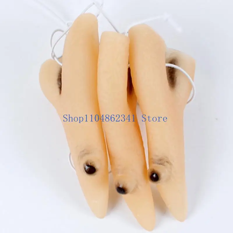 5asd Хэллоуин Поддельные Ведьмины Гвозди Страшный Нос Ведьмы Хэллоуин Костюм Реквизит Черный Красный Длинные Ногти Зомби Пальцы