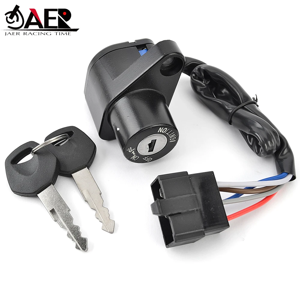 

27005-1204 Motorcycle Ignition Switch with Key for awasaki EN400 EN500 VN 400 800 Vulcan 400 500 27005-1148 27005-1206 270051257
