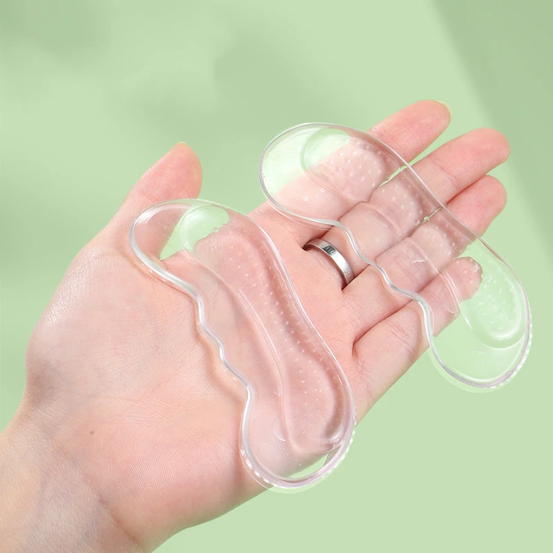 Silicone Heel Protectors High Heels Heel Stickers Adjustable Size Adhesive Anti-slip Insoles Pain Relief Foot Care Products