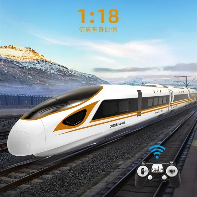 

Remote Control High Speed Rail Fuxing Charging Rc Train Rail Car Subway High Speed Rail Train Rc Car Model Children'S Toy Gift