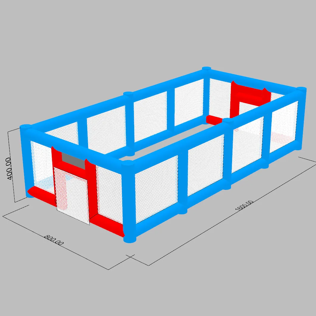 16x8m業務用PVC巨大インフレータブルドッジボールアリーナレンタルスポーツゲームインフレータブルドッジボールコートフィールド子供大人向け