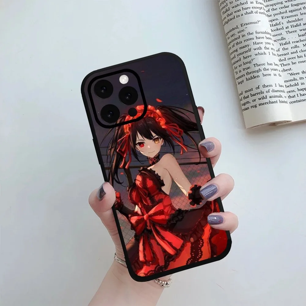 Bilibili Anime Kurumi Tokisaki Date A Live  Phone Case For iPhone Mini 11 12 13 14 15 Pro XS Max X Plus SE XR Shell