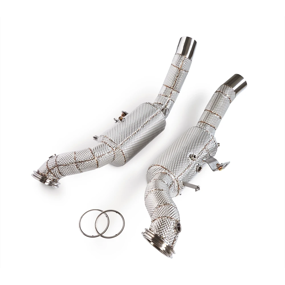 Performance Downpipe for Maserati Levante 3.0T 2020-2023 Racing Exhaust direct Downpipe with Heat Shield