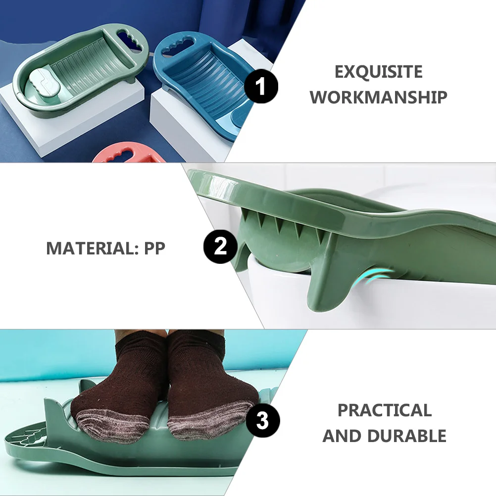 

1Pcs Compact Washboard Lightweight Practical Laundry Tool Hand Wash Underwear Socks Socks Washing Board for Housework Cleaning