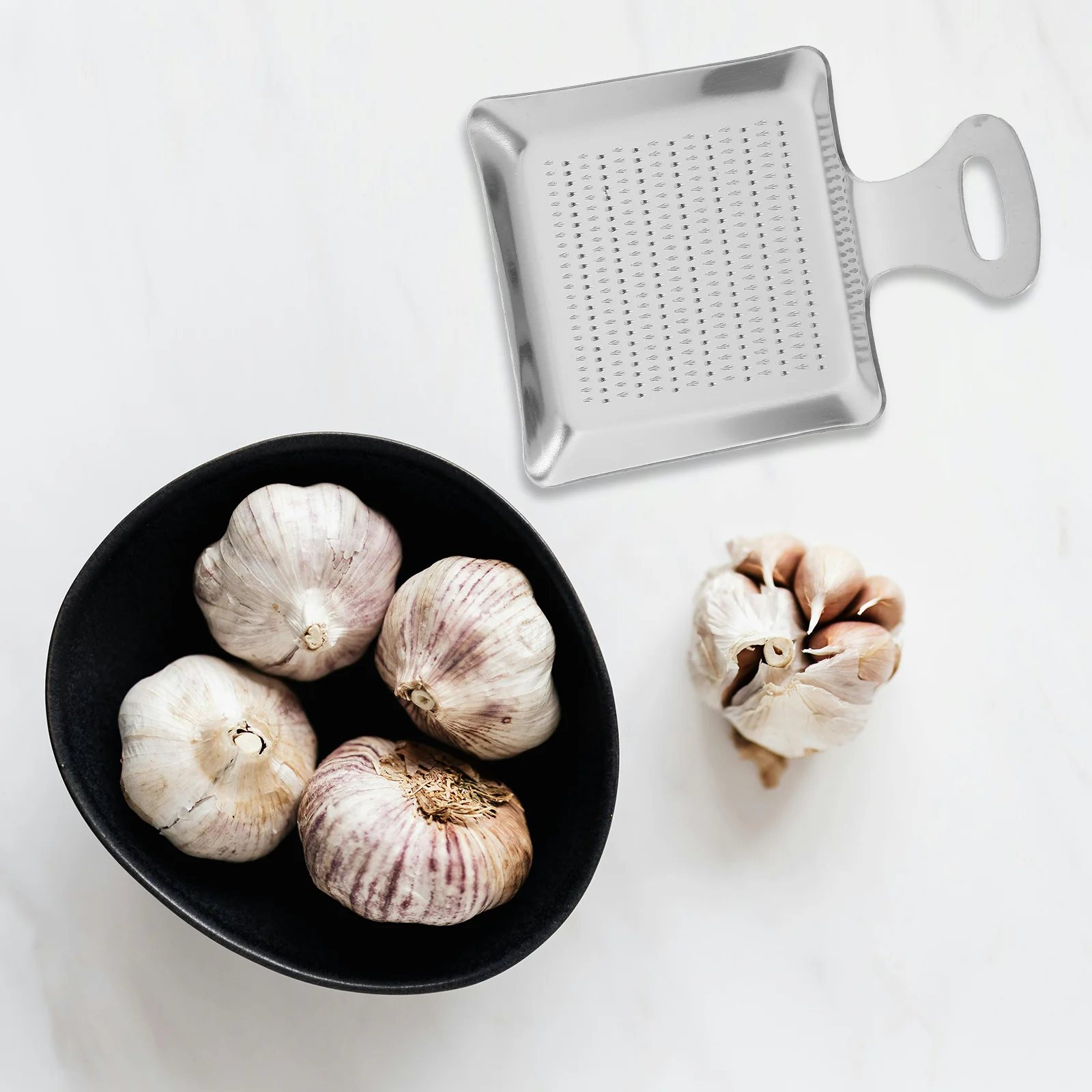 

Stainless Steel Garlic Ginger Grater Kitchen Accessory Multi-Functional Metal Garlic Grater Ginger Mincer Easy Clean