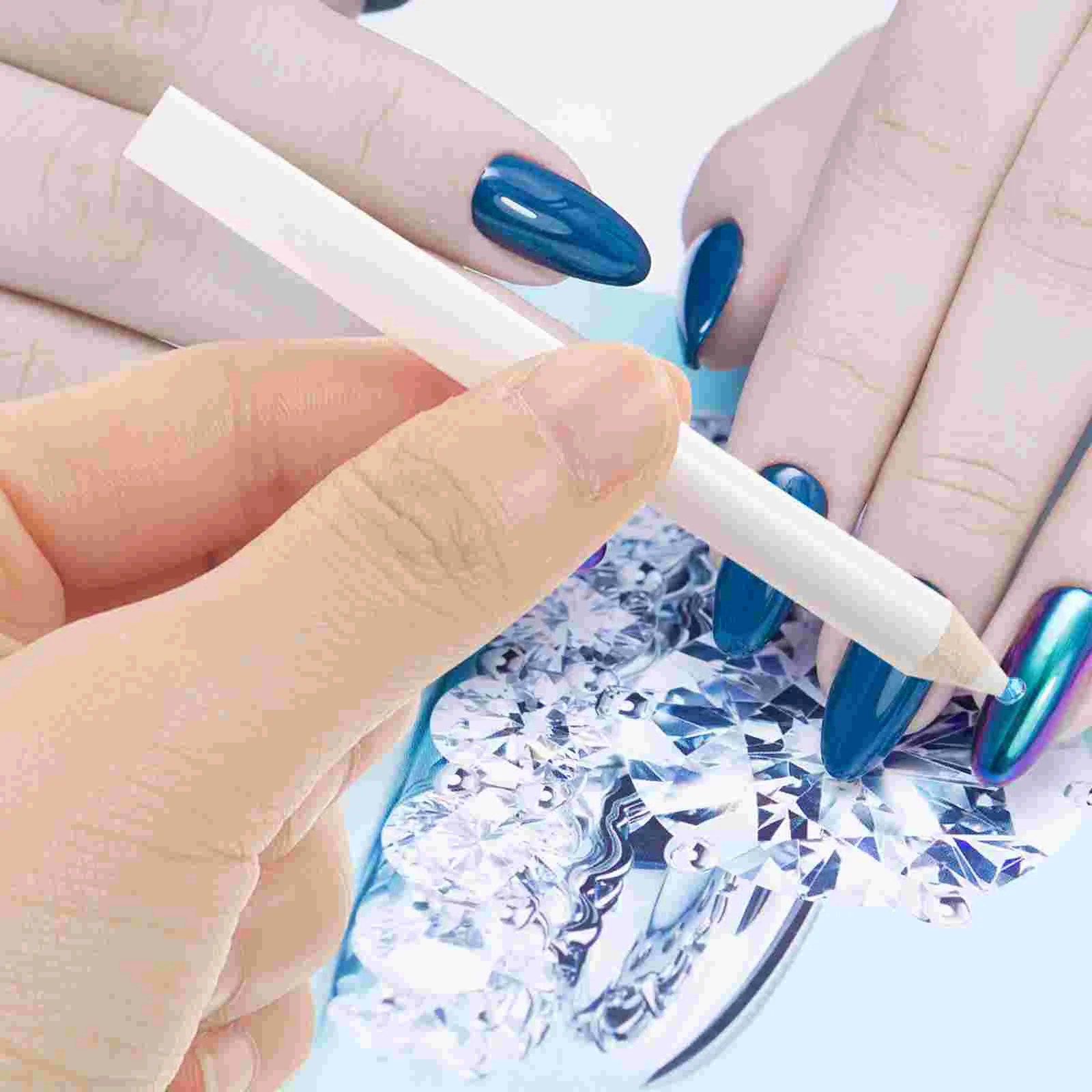 20 pezzi di pietre preziose per matita per trapano a punta per unghie per artigianato, accessori con diamanti, manicure a punti creativa