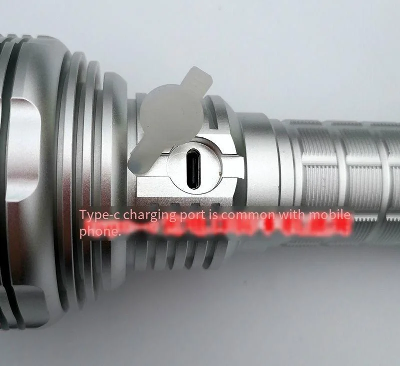 Jinheng JKK90S قابلة للشحن SFT40 حبيبات مصباح مستديرة متفاوتة الأحجام 26650/26800/26980 بطارية نوع-C مصباح يدوي قابل لإعادة الشحن 2800 لومينز التخييم في الهواء الطلق #3