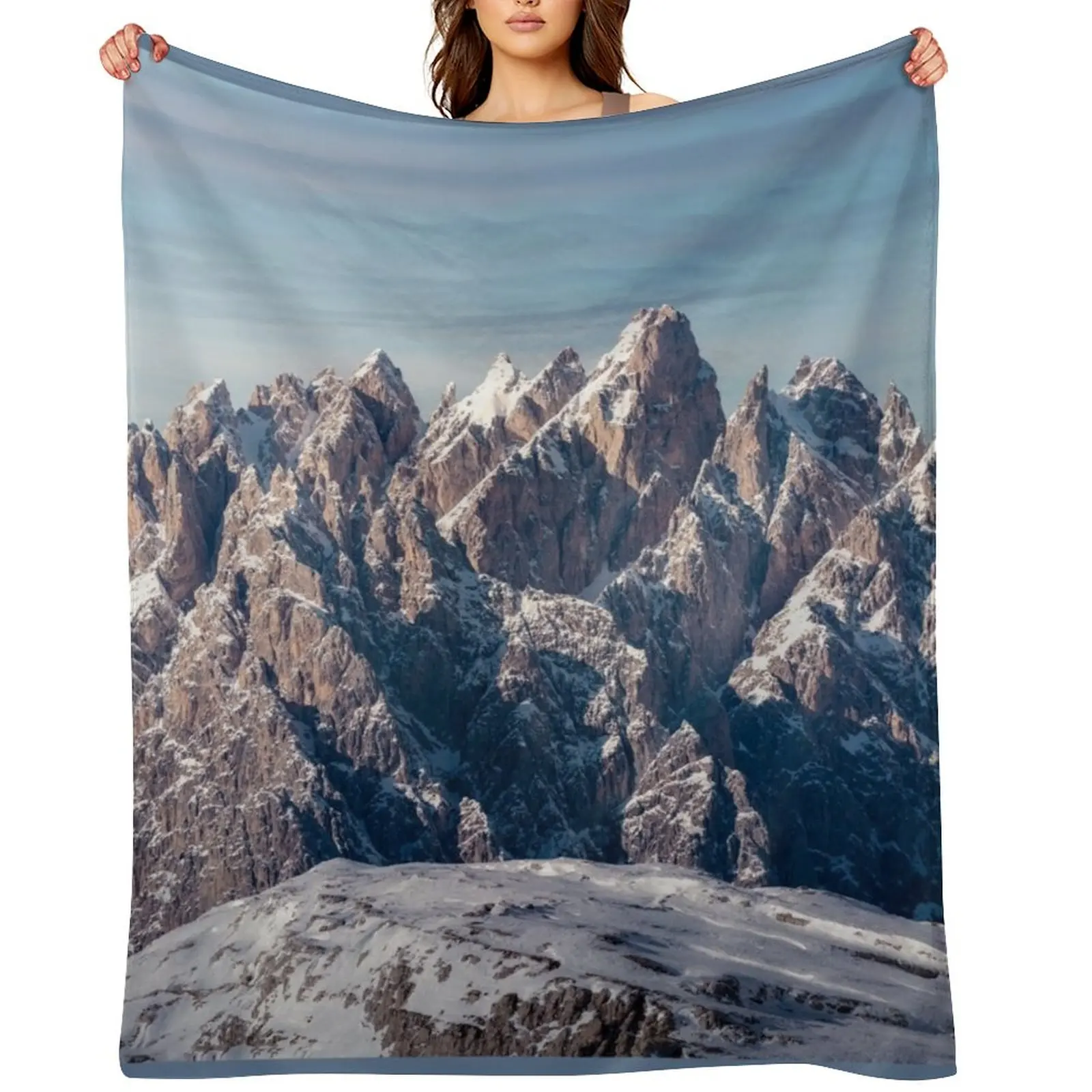 

Sextener Dolomiten, Italien Throw Blanket Quilt Moving for babies Soft Blankets