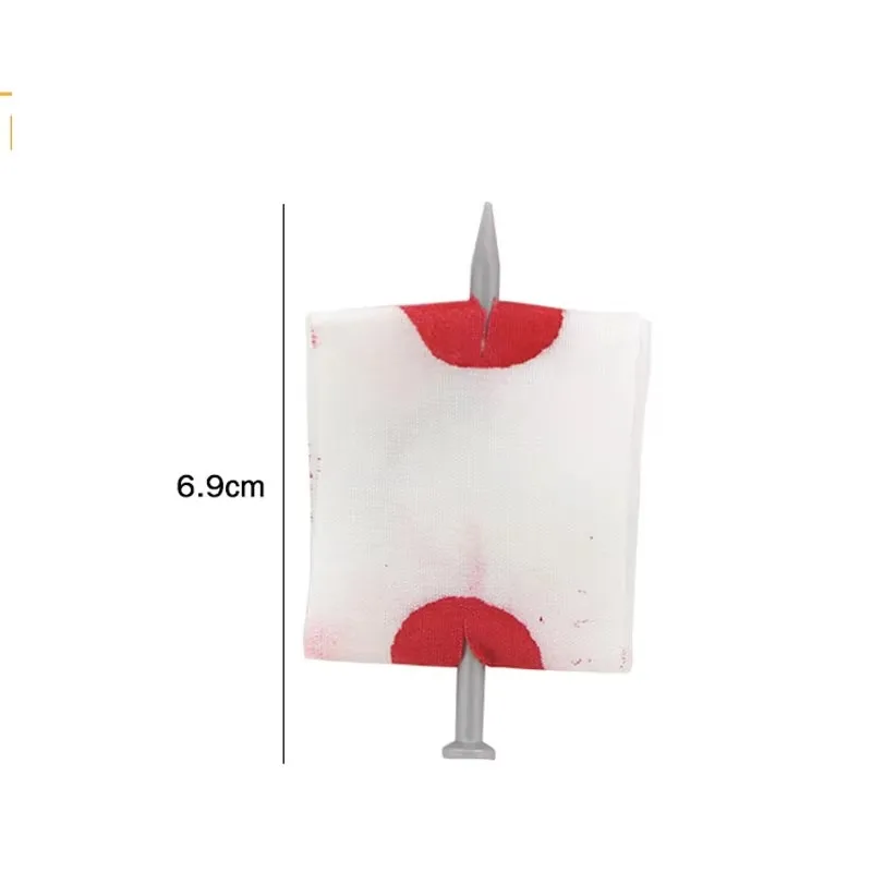 3/6/12Pcs Fool Toys Blood Prank Magic Prop Joke Fake Nail Through Finger Magic Funny Gadgets Magic Trick Toys