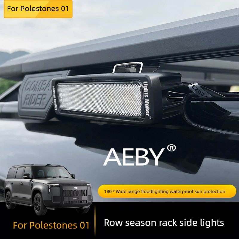 

AEBY For Polestones 01 Off Road LED Light Bar,Waterproof Fog Lamp Kit,High Power Lighting,Driving Fog Light Bar,roof light