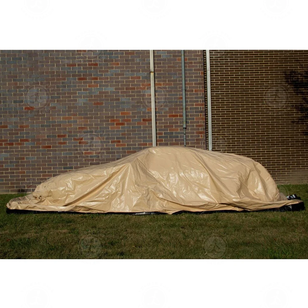 Outdoor Hagelsichere aufblasbare Autoabdeckung Automatische einziehbare Autoabdeckung Aufblasbares Autozelt
