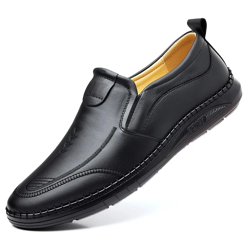 

Сплошные цветные лоферы на мягкой подошве для мужчин, модная повседневная летняя осенняя дизайнерская обувь, мужская обувь, новинка 2025 года, деловая мужская обувь для вождения