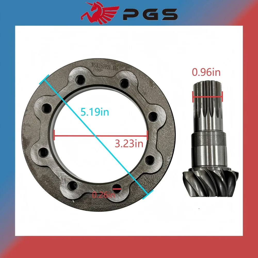 Original Front Gear Case Bevel Gear Assy Q830-3100B0 For CF CForce 450L/S 520L 520S 800 1000 Q830-311001-00001 Q830-313002-00001