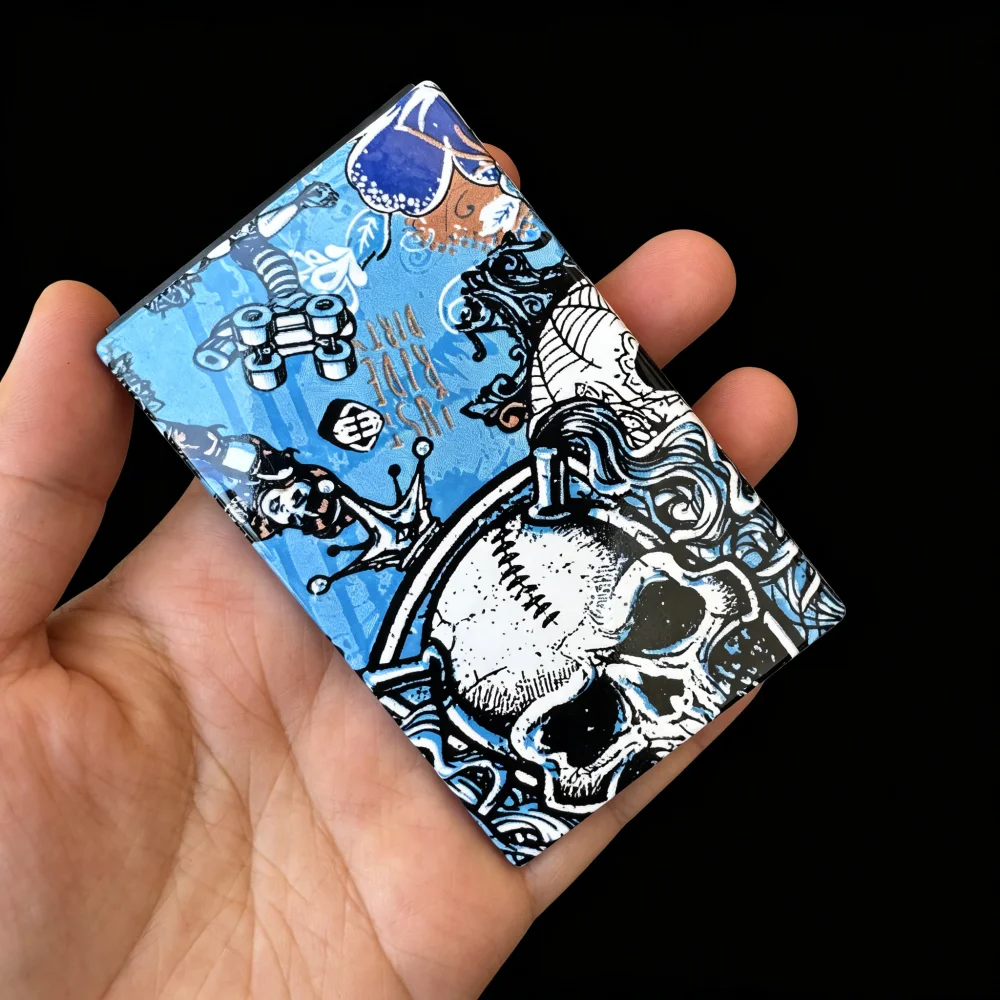 Portable Snuff Box Plastic Tobacco Storage Case With Stylish Graffiti/Carbon Fiber Print Leakproof Pocket Container For Smoking image 4