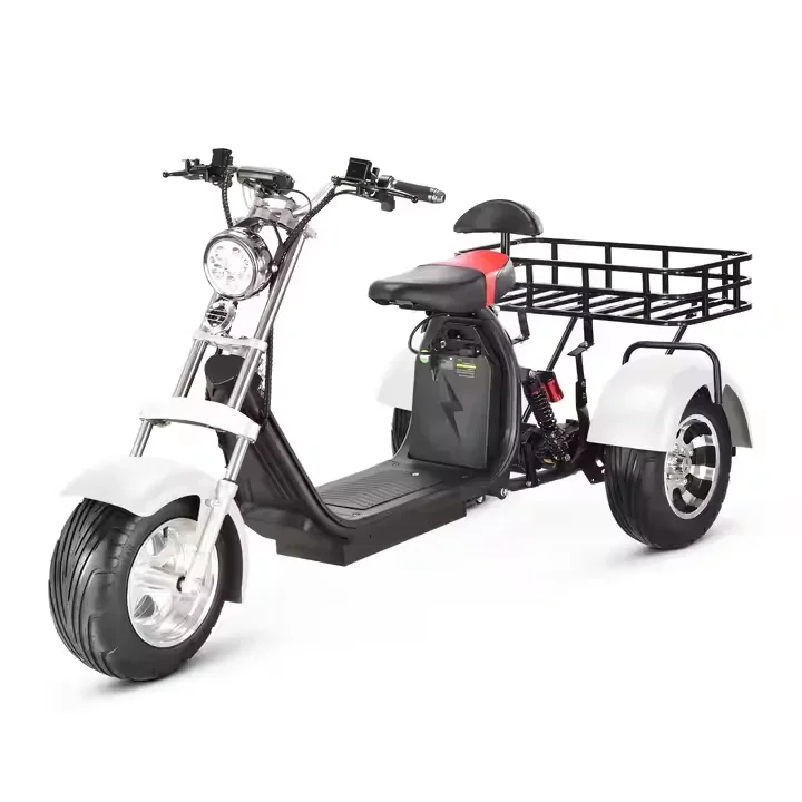 New 3 Wheels Citycoco 2000W With EEC/COC Approved 3 Wheels City Coco Electric Tricycles