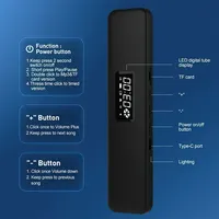 Pocket Bluetooth Speaker Rechargeable Wireless  Noise Improve Sleep Stereo Under Pillow Bone Conduction Sound Box Soundbar White